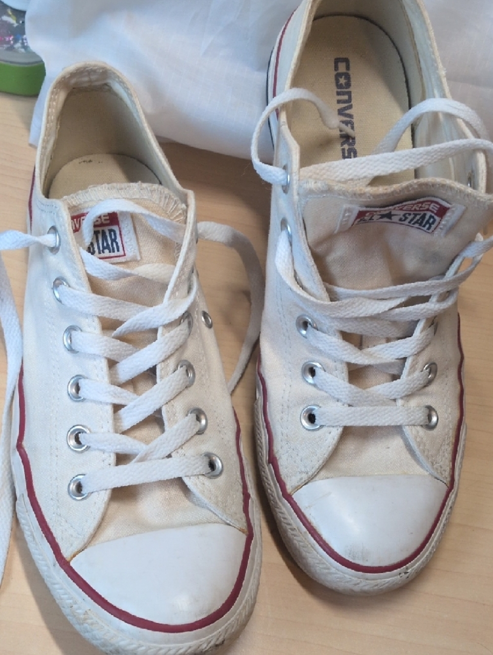 Converse All Star White Low-top Women 9.5 / Men 8